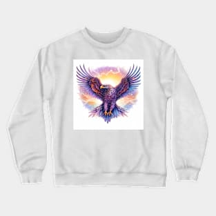 Stunning eagle in flight. Mystical and beautiful Crewneck Sweatshirt